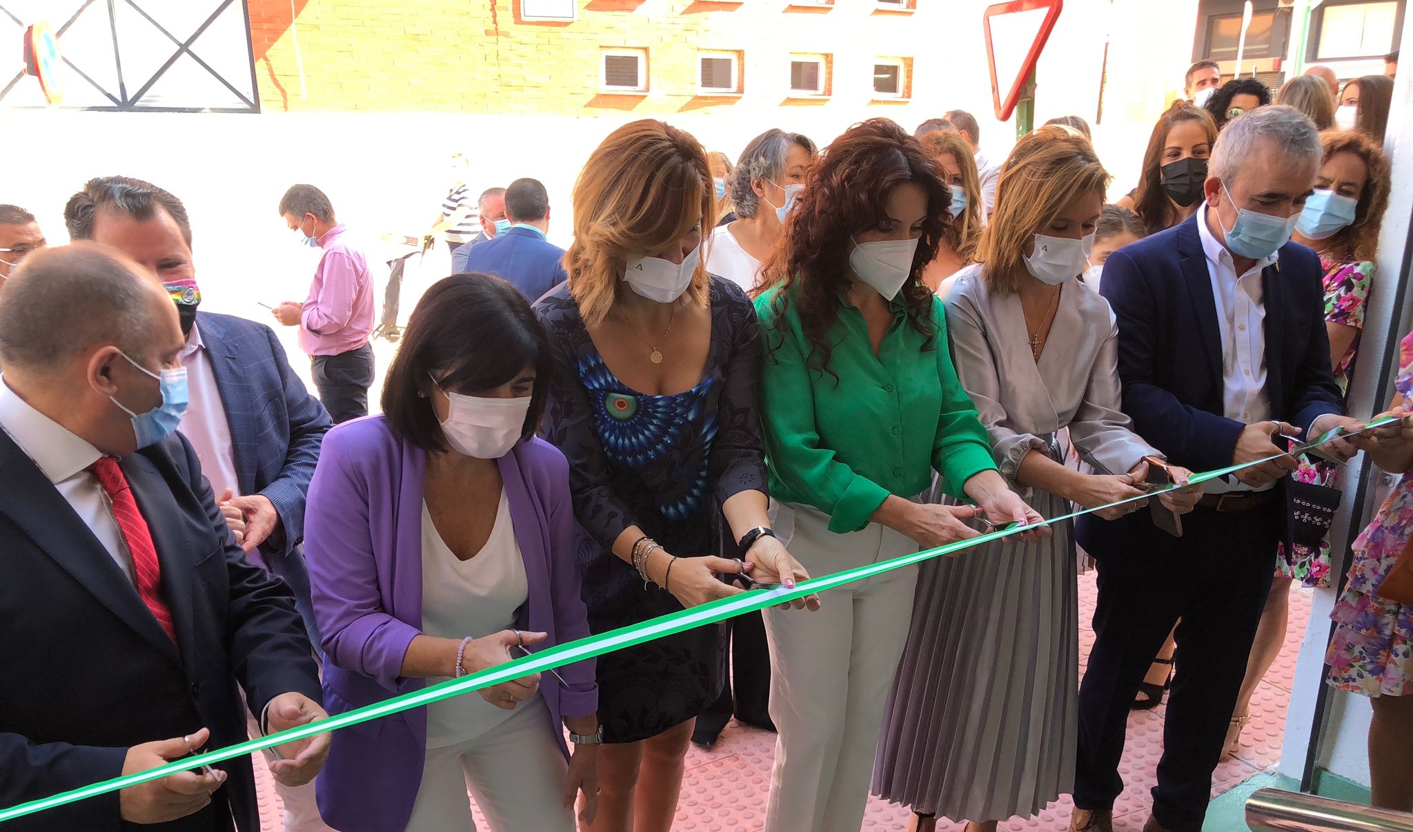 Rocío Ruiz en el aniversario de la asociación Abriendo Camino de Mengibar